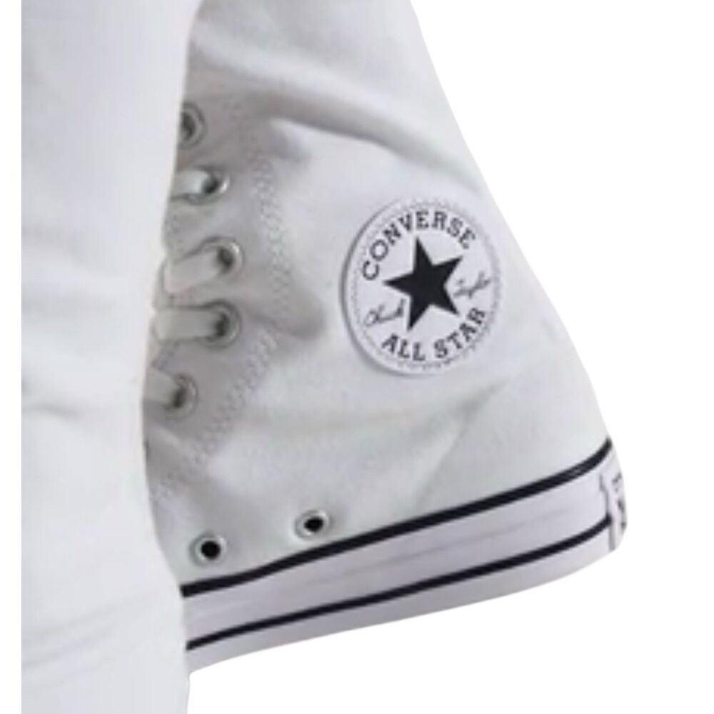 Women's Converse Chuck Taylor All Star XX-Hi Sneakers White Extra High Size 9.5 - Picture 4 of 7